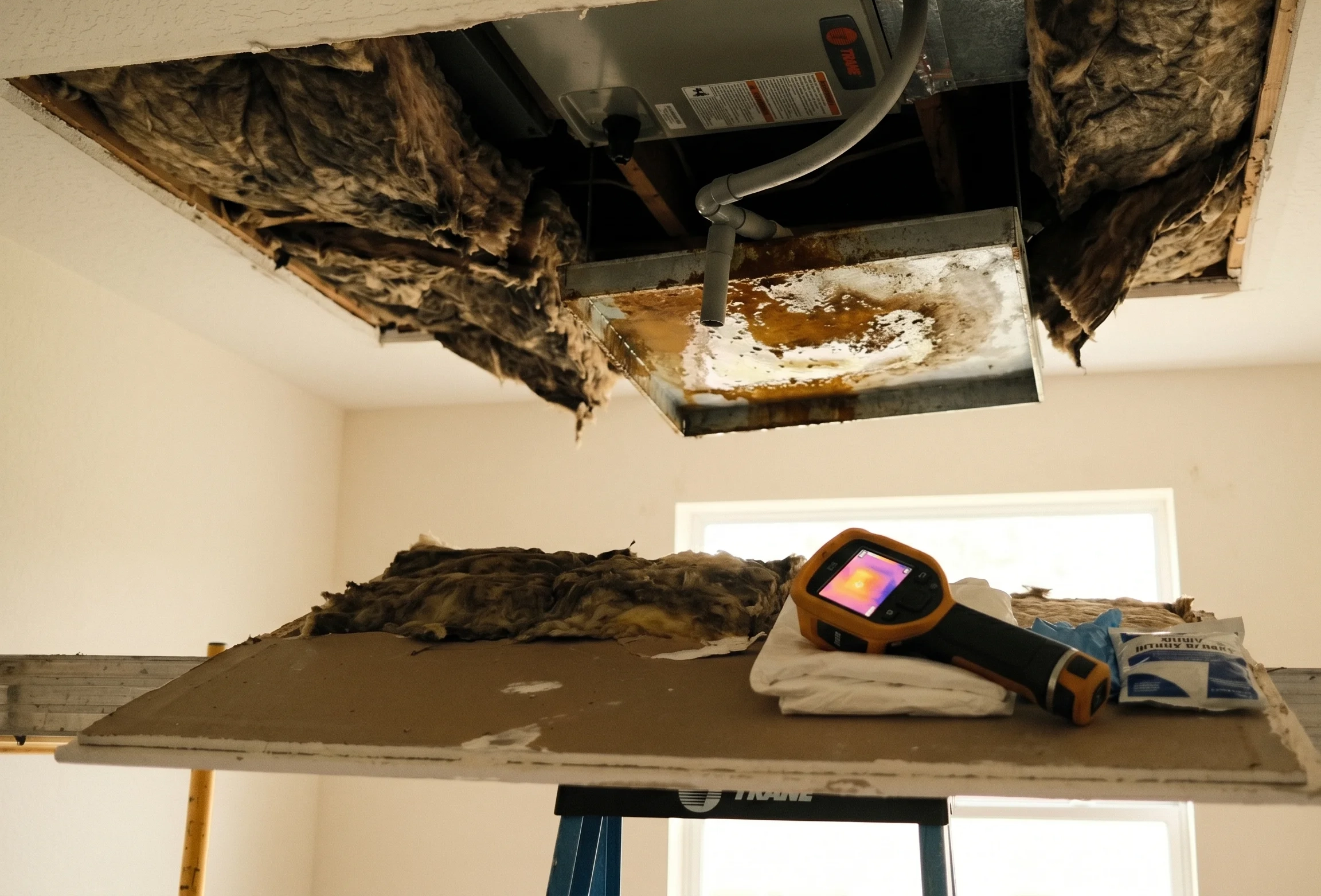 AC / HVAC Leak Water Damage