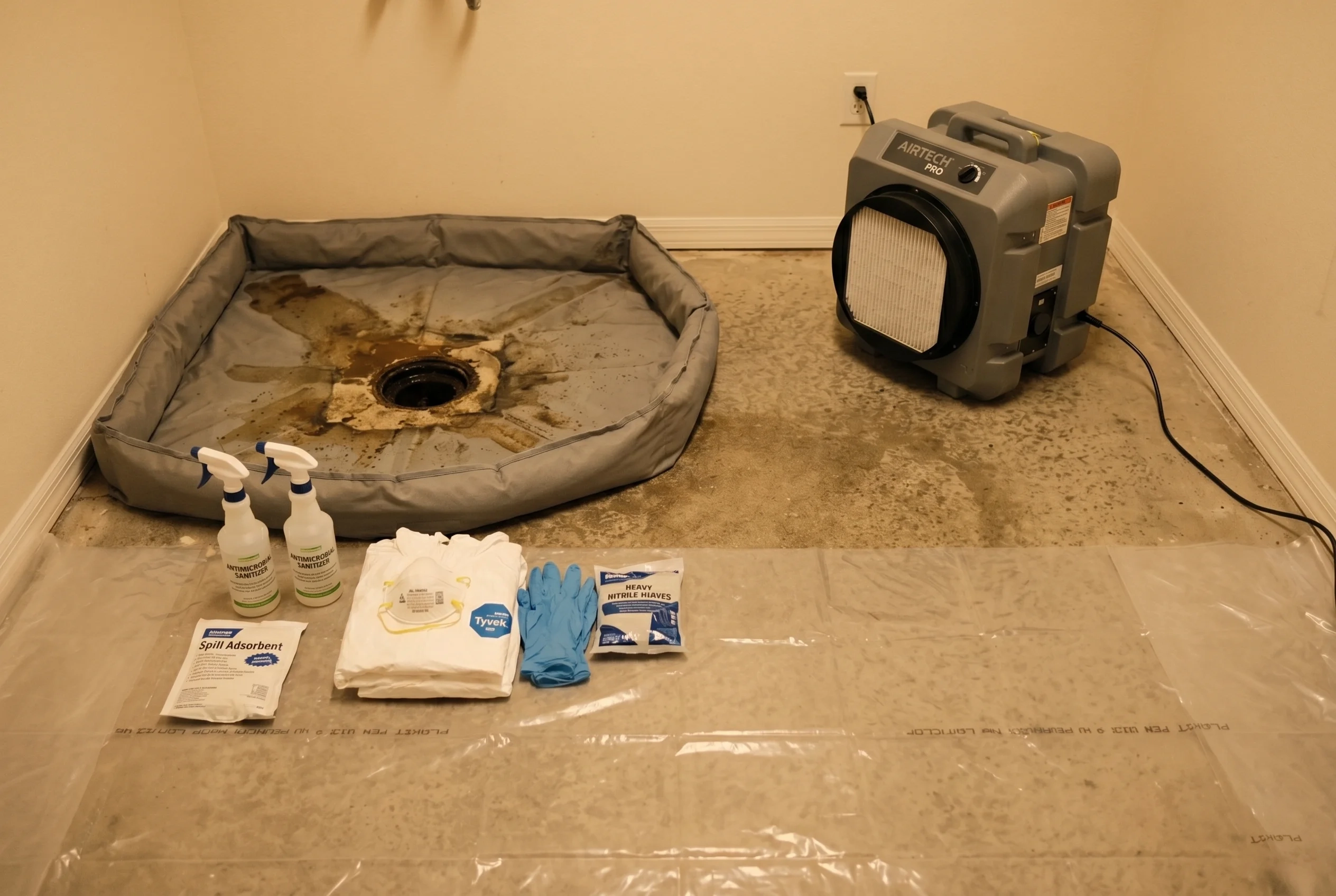 Sewage Backup & Overflow Cleanup
